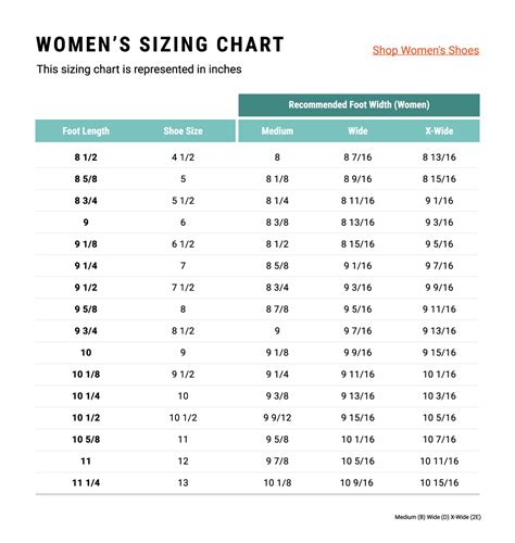 Bake-A-Shoe Sizing Chart Shoe Bakery, 46% OFF