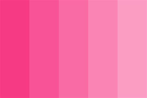 Monochromatic Colors of pink Color Palette