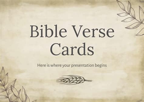 Plantillas gratis sobre la Biblia para Google Slides y PPT