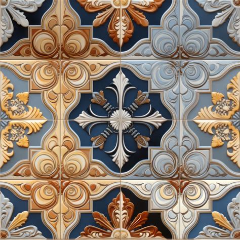 Porcelain Tile Elegance Seamless Pattern Design for Download