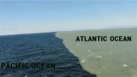 Atlantic And Pacific Ocean Meeting Point || Pacific Meets Atlantic ...