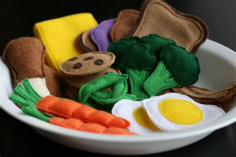 play food felt play food Felt Food Zucchini Felt Food fake food Felt ...