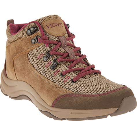 Vionic Orthotic Water Resistant Hiking Sneakers - Cypress - Page 1 ...