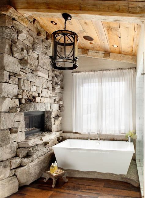 25 Natural Stone Bathroom Decor Ideas - Shelterness