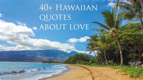 40+ Best Hawaiian quotes about love