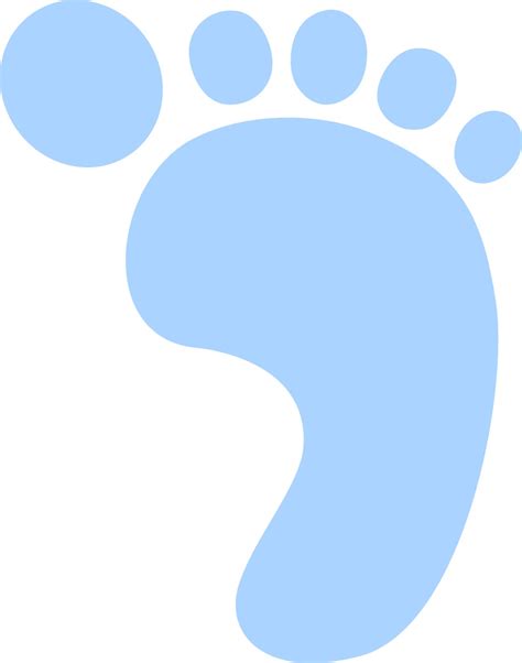 Blue footprint,cartoon vector – Free PSD,Vector,Icons