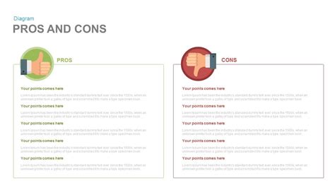 Pros and Cons PowerPoint Template - Slidebazaar