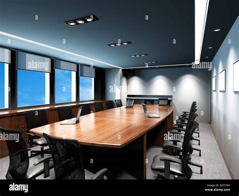 Business meeting room in office with modern decoration Stock Photo - Alamy