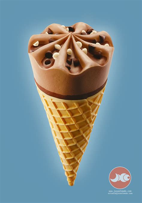 Ice cream cone revision on Behance