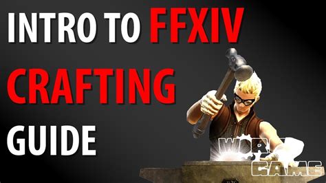 FFXIV Crafting 101 - Introduction to crafting - YouTube