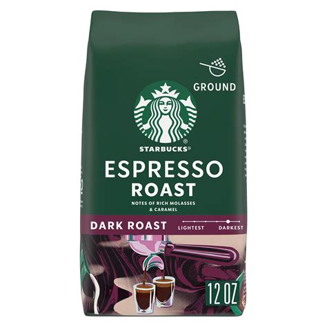 STARBUCKS Espresso Roast Dark Roast Ground Coffee - Shop Coffee at H-E-B