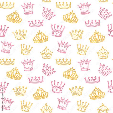 Pink Crowns Background