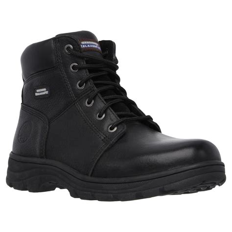 Skechers Men's Workshire - Condor 6'' Work Boots - Soft Toe - Black ...