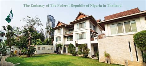 The Embassy of The Federal Republic of Nigeria, Bangkok.