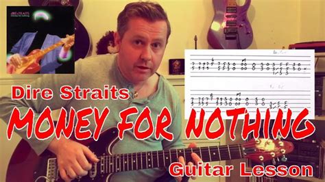 Dire Straits - Money For Nothing - Intro Guitar Lesson (Guitar Tab ...