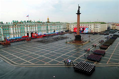 Palace Square in St. Petersburg, Russia