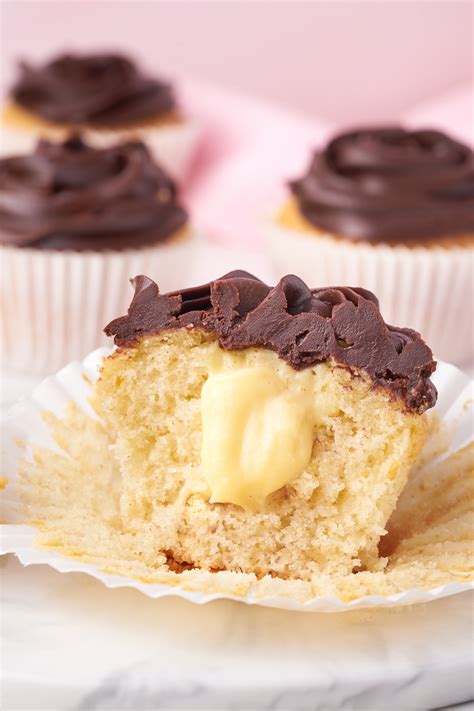 Boston Cream Pie Cupcakes