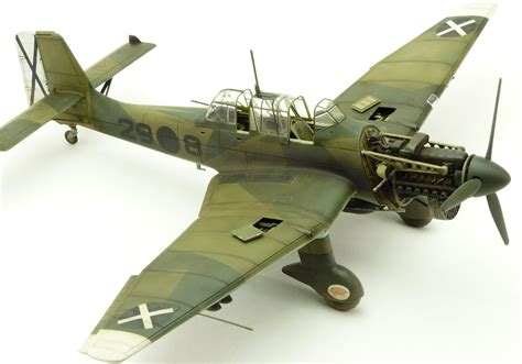 Junkers Ju 87 Br Stuka Wwii Dive Bomber Airfix 172 Scale Recovery ...