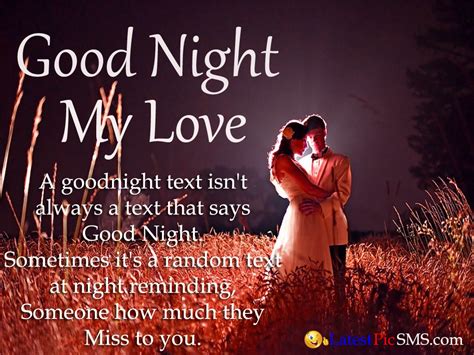 Good Night Love Messages with Photos | Latest Picture SMS