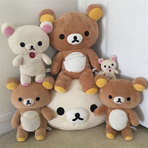 Rilakumma plushies | Kawaii plushies, Kawaii plush, Cute stuffed animals