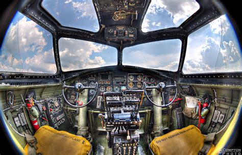 Cockpit of a B-17G, HDR | Compton Photo