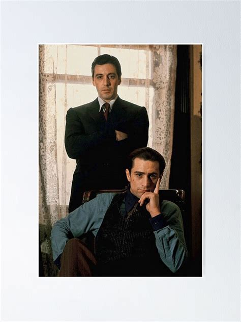 "The Godfather - Al Pacino, Robert De Niro" Poster for Sale by B-Group ...