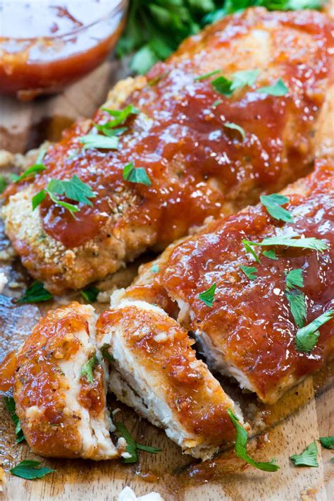 Easy Oven Baked BBQ Chicken - Crazy for Crust