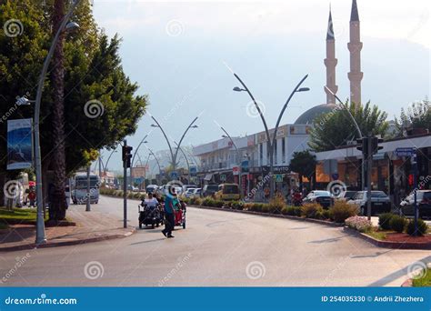 Kemer, Turkey - August 14, 2022: Street View of Kemer, Antalya Province ...