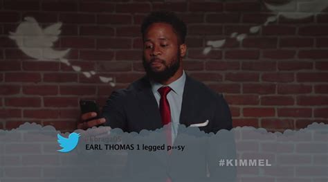 Earl Thomas from Celebrity Mean Tweets From Jimmy Kimmel Live! | E! News