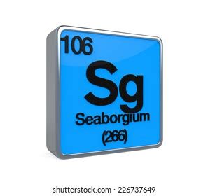 Seaborgium Element Periodic Table Stock Illustration 226737649 ...