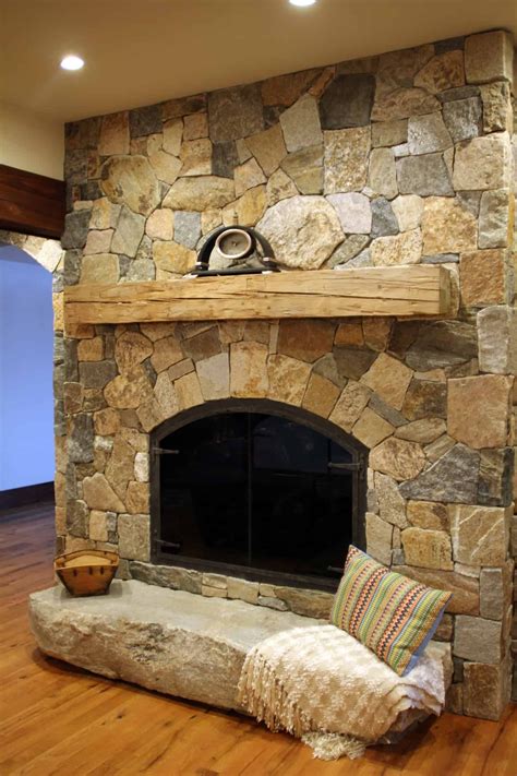 Photos | Stone veneer fireplace, Faux stone fireplaces, Natural stone ...