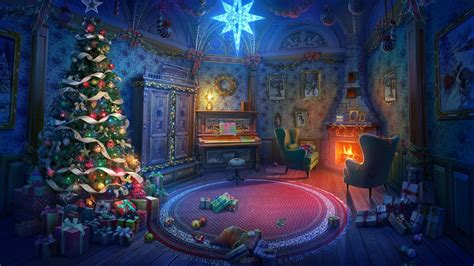 Christmas Scene Anime Wallpapers - Wallpaper Cave