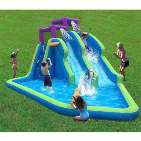 Kids Swimming Pool With Slide Inflatable Kiddie Pool Twin Falls Fun ...