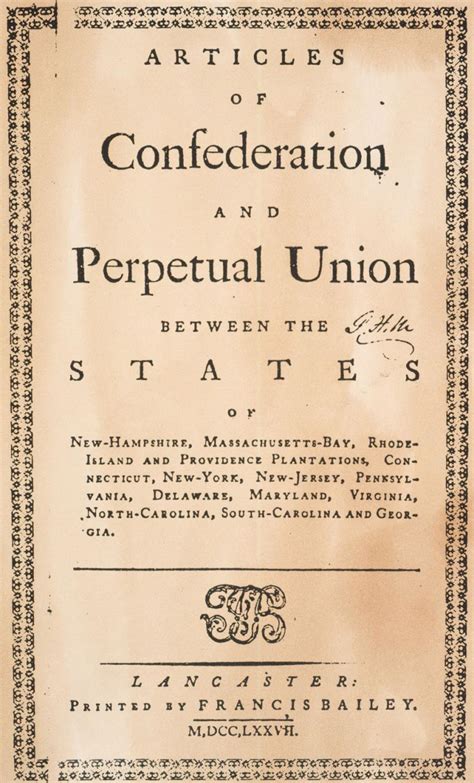 U.S. Constitution versus the Articles of Confederation | History ...