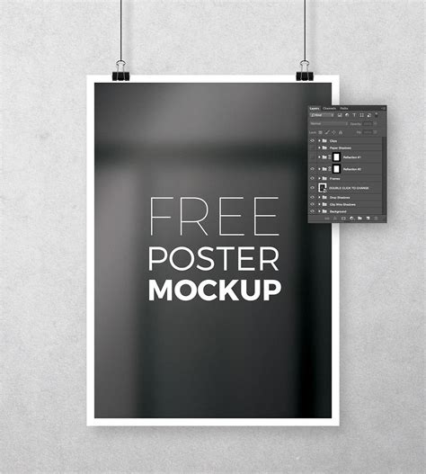 Poster Mockup - Free PSD - Dealjumbo.com — Discounted design bundles ...