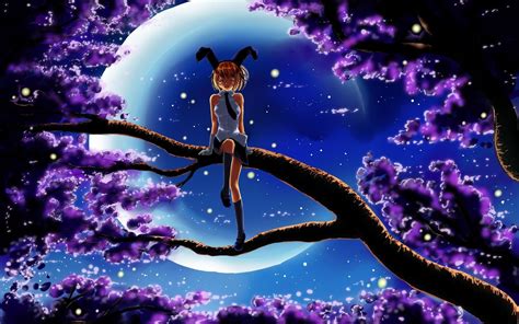 Anime Moon Wallpapers - Wallpaper Cave