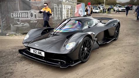 Aston Martin Valkyrie With Exposed Carbon Fiber Body Is A Rare Sight