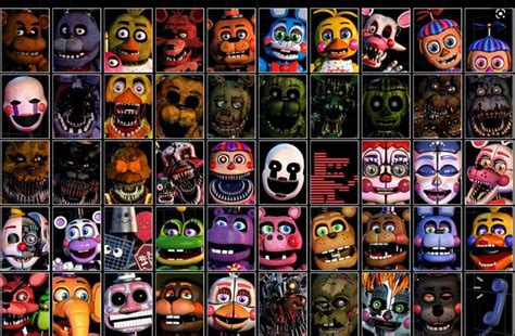 Fnaf ucn animatronics