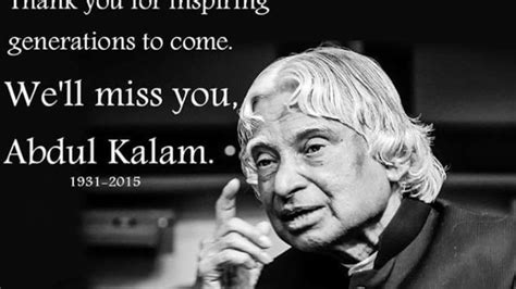 13 Most Popular Inspirational Quotes by Dr. APJ Abdul Kalam - Missile ...