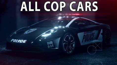 NFS RIVALS - All Cop Car Animations (21:9) - YouTube