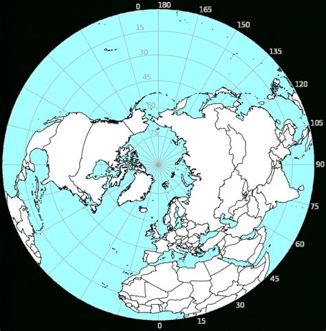 Northern Hemisphere - Wikipedia With Printable World Map With ...