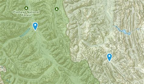 Bob Marshall Wilderness Map Trails