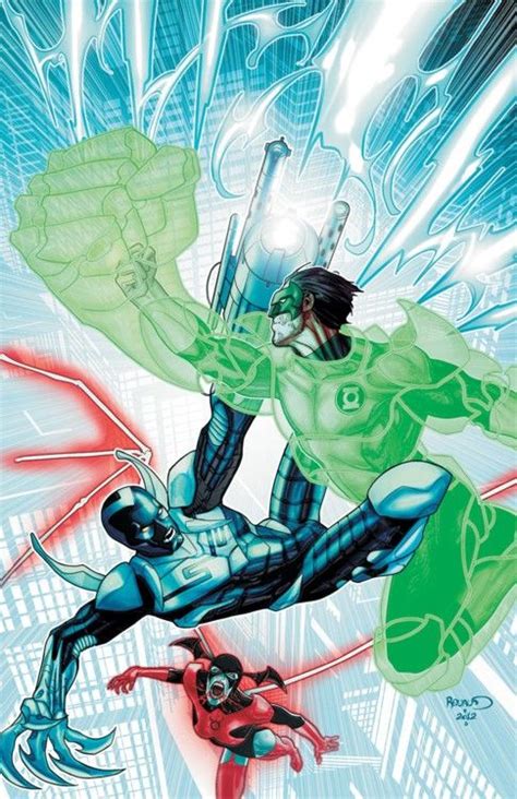 Blue Beetle VS Red Lantern and Green Lantern | Blue beetle, Dc comics ...