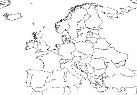 Blank Map of Northern Europe (Reformation)