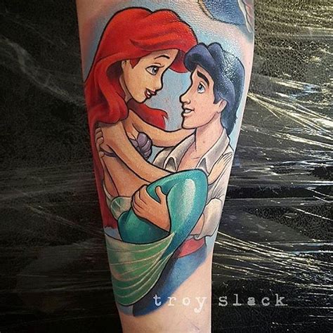 Inked Disney on Instagram: “Ariel and Prince Eric done by ...