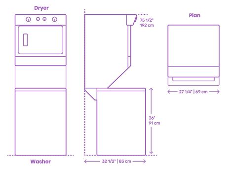 Compact Stacked Washer Dryer Dimensions - Merryheyn