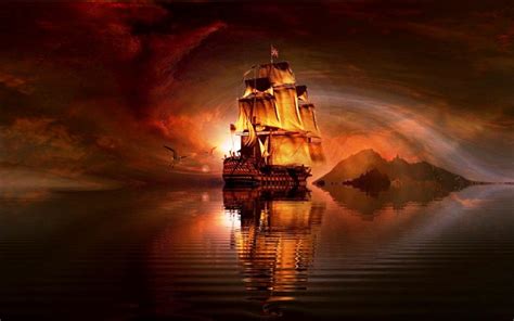 Pirate Ship Wallpaper HD - WallpaperSafari