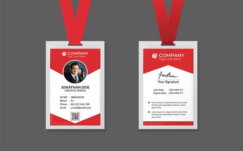 ID Card Design | FREE MOCKUP [Download] on Behance