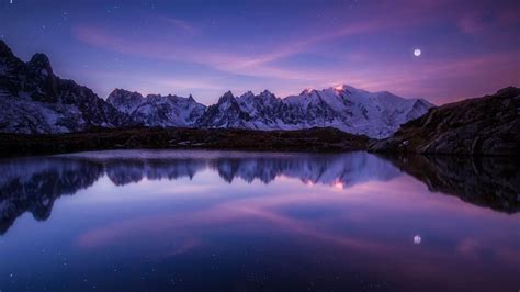 Free download | HD wallpaper: moonlight, europe, mont-blanc, france ...