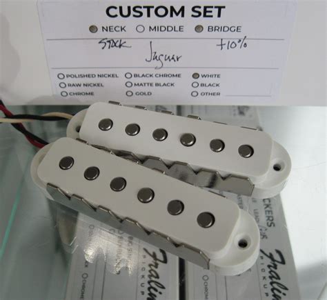 Lindy Fralin Jaguar Pickups Set with 10% Bridge